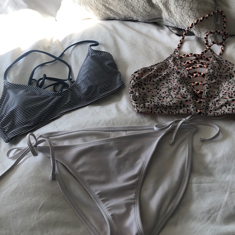 Bottom are size MEDIUM tops are smalls